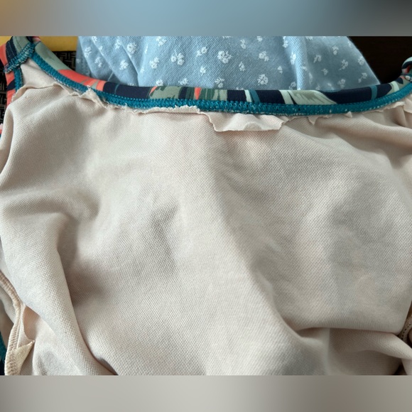 Kona Sol Women's One Piece Swimsuit with Tropical Print - Picture 9 of 11